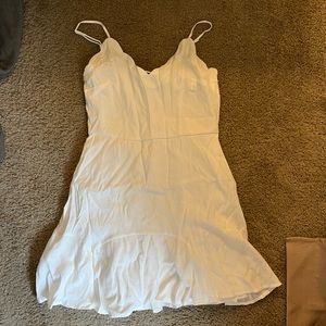 White Tank Dress Summer/Graduation